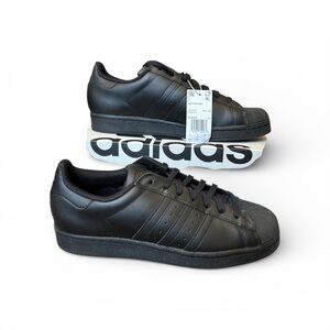 Adidas Men's Triple Black Superstars